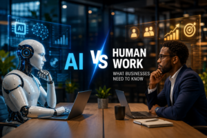 AI vs Human Work: What Businesses Need to Know | ChamanTech Solutions